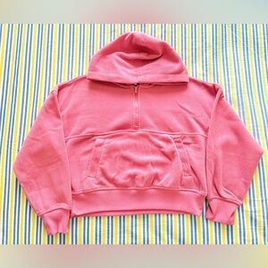 Old Navy fleece pullover hoodie, pink